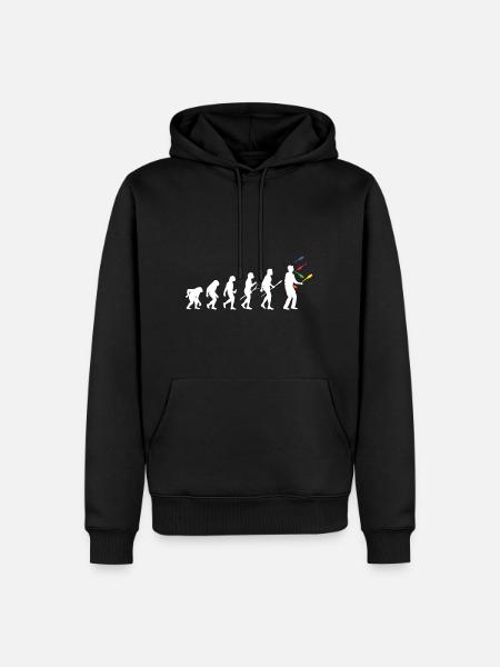 Evolution Juggler Manège Cirque Cirque Jonglerie - Sweat à capuche Premium bio Homme - noir