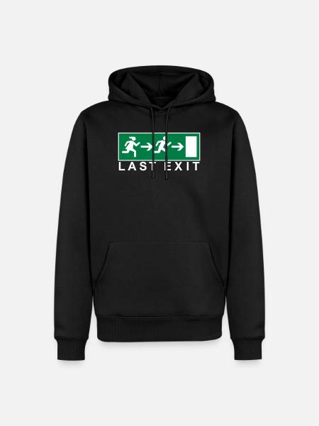 célibataire - Sweat à capuche Premium bio Homme - noir