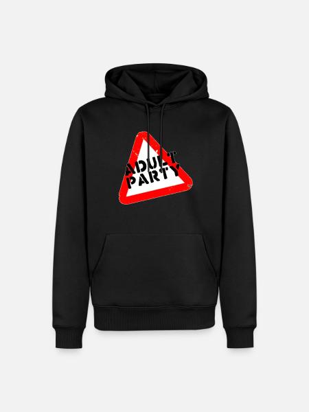 Schild - Männer Premium Bio Hoodie - Schwarz