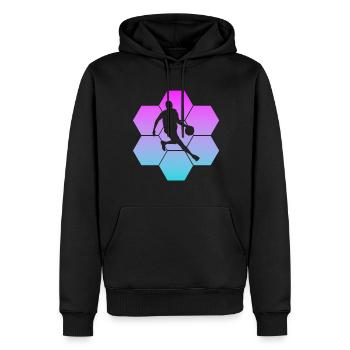 basketball streetball - Männer Premium Bio Hoodie - Schwarz - Vorne - Nico (187cm)