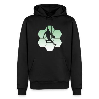 Player, Basketball, Streetball, Bball - Männer Premium Bio Hoodie - Schwarz - Vorne - Nico (187cm)