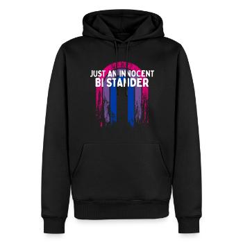 Just an Innocent Bi Stander Bisexual LGBTQ Bi - Männer Premium Bio Hoodie - Schwarz - Vorne - Nico (187cm)