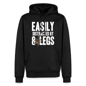 Tarantula | Vogelspinne Haustier Insekten Geschenk - Männer Premium Bio Hoodie - Schwarz - Vorne - Nico (187cm)