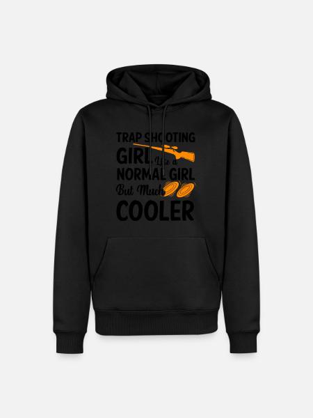 Trapschießen - Männer Premium Bio Hoodie - Schwarz