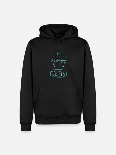 Robot Technology - Men’s Premium Organic Hoodie - black
