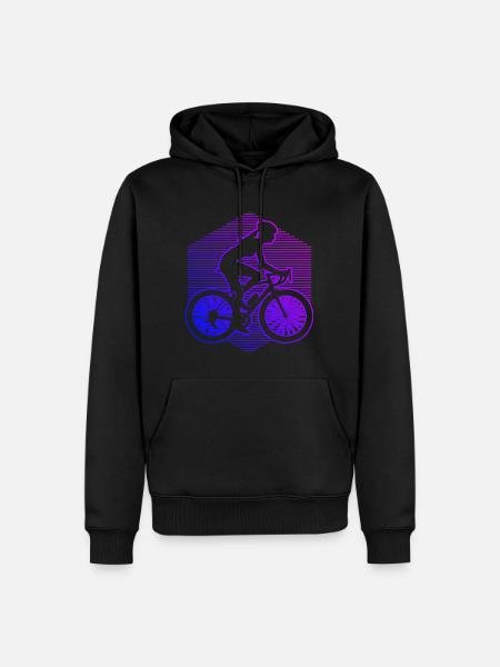 Cyclists Cycling Cycling - Men’s Premium Organic Hoodie - black