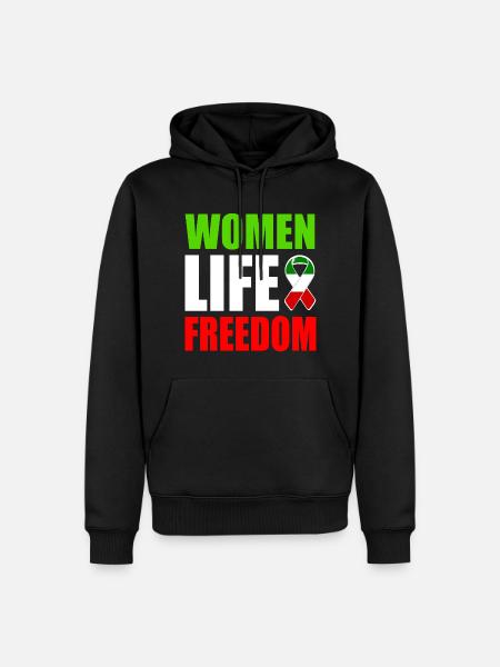 Women life freedom - Men’s Premium Organic Hoodie - black
