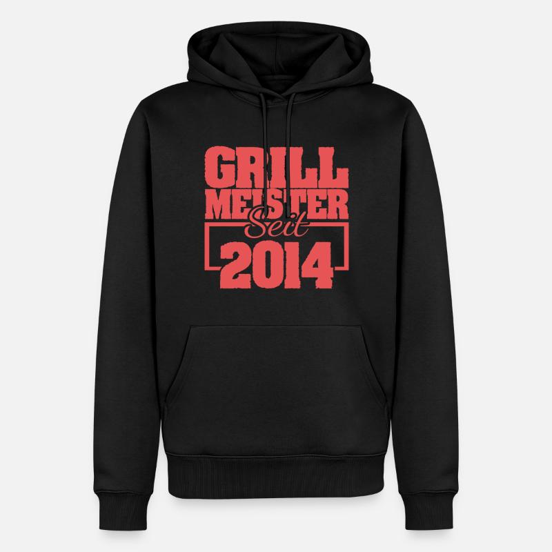 seit 2014 - Männer Premium Bio Hoodie - Schwarz