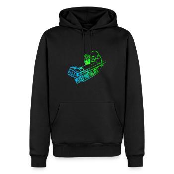 Mixed Martial Arts Logo buntes Design - Männer Premium Bio Hoodie - Schwarz - Vorne - Nico (187cm)