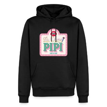 Emily In Paris Spectacle Marquee De La Dame Pipi - Sweat à capuche Premium bio Homme - noir - Devant - Nico (187cm)