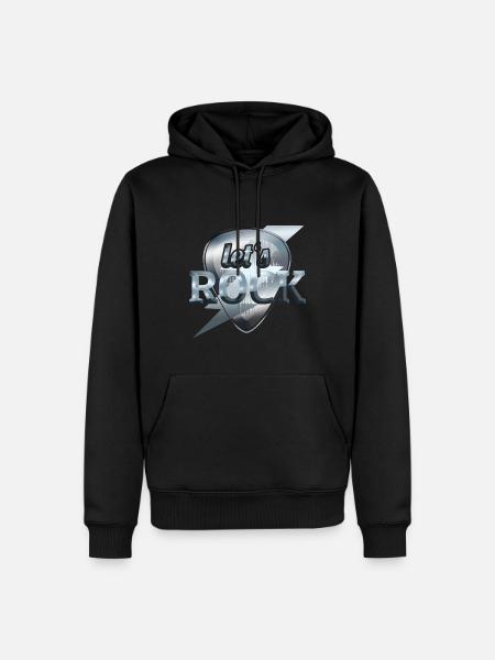Let's rock - Men’s Premium Organic Hoodie - black