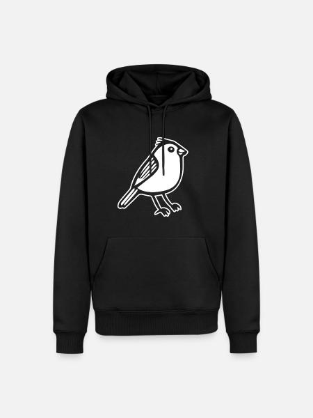 Bird - Men’s Premium Organic Hoodie - black