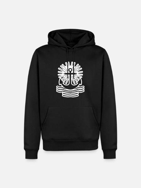 Anchor - Men’s Premium Organic Hoodie - black