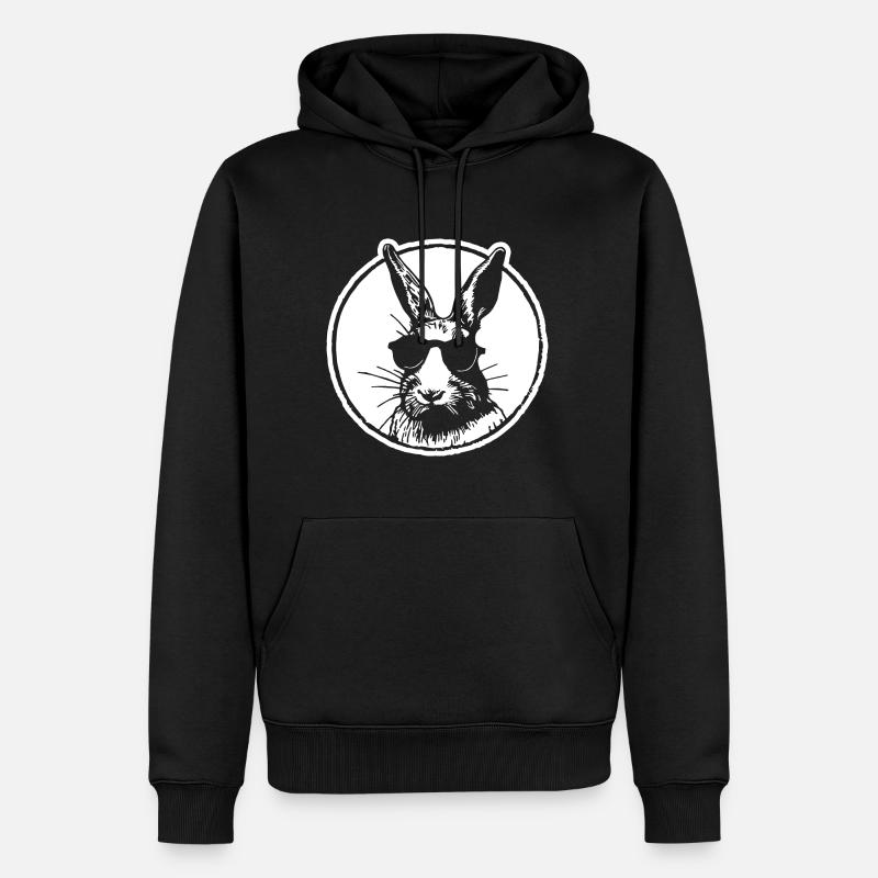 Rabbit Rabbit - Men’s Premium Organic Hoodie - black