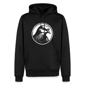 Taube Brieftaube Taubenzüchter Geschenke - Männer Premium Bio Hoodie - Schwarz - Vorne - Nico (187cm)