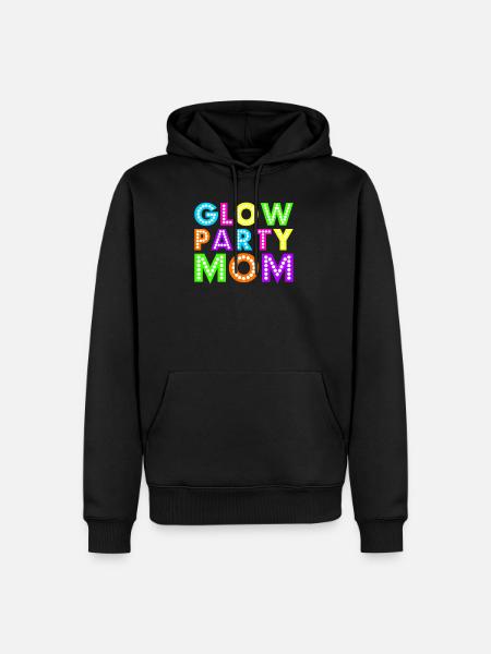 Glühen-Party-Mamma - Männer Premium Bio Hoodie - Schwarz