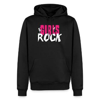 climb climber klettern Christmas Weihnachten fels - Männer Premium Bio Hoodie - Schwarz - Vorne - Nico (187cm)