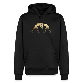 wrestling - Männer Premium Bio Hoodie - Schwarz - Vorne - Nico (187cm)