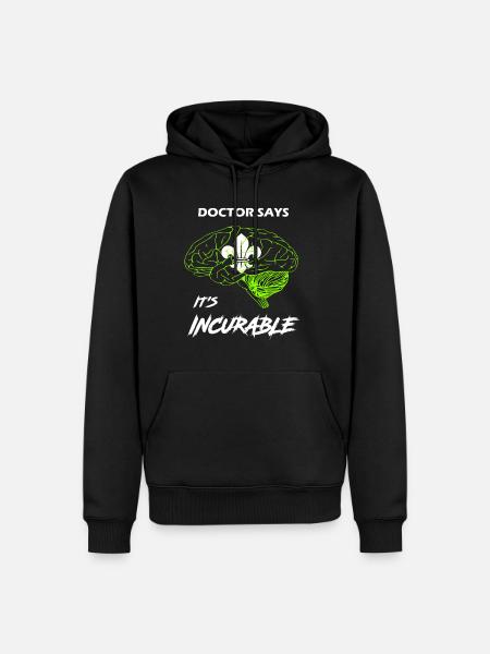 scout scout - Sweat à capuche Premium bio Homme - noir