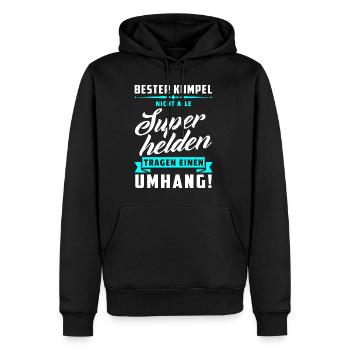 Bester Kumpel Geschenk Beste Freunde Bro Buddy - Männer Premium Bio Hoodie - Schwarz - Vorne - Nico (187cm)