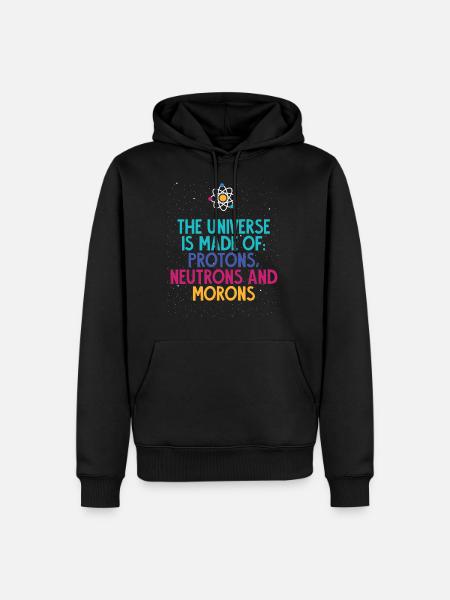 Nerd - Geek - Sarcasm - Gift - Funny - Cool - Men’s Premium Organic Hoodie - black
