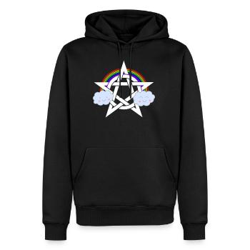 Heavy Metal Rock and Roll Musique Cadeau Cadeau - Sweat à capuche Premium bio Homme - noir - Devant - Nico (187cm)