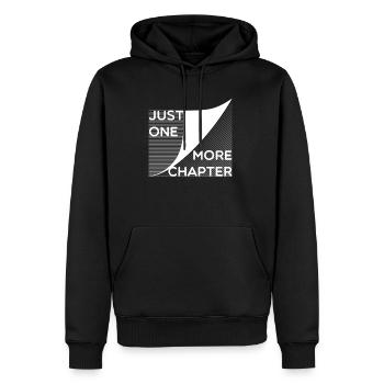 Bookworm - only a chapter - Men’s Premium Organic Hoodie - black - Front - Nico (187cm)
