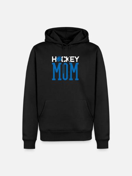 Hockey mom - Men’s Premium Organic Hoodie - black