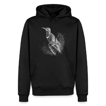 Geschenk Kolibri Vogel Vogelbesitzer Vögel - Männer Premium Bio Hoodie - Schwarz - Vorne - Nico (187cm)