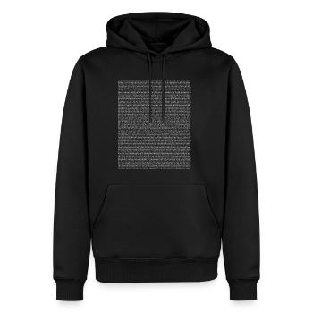 Pi 1000 emplois - Nerd Geek cadeaux T-shirts - Sweat à capuche Premium bio Homme - noir - Devant - Nico (187cm)