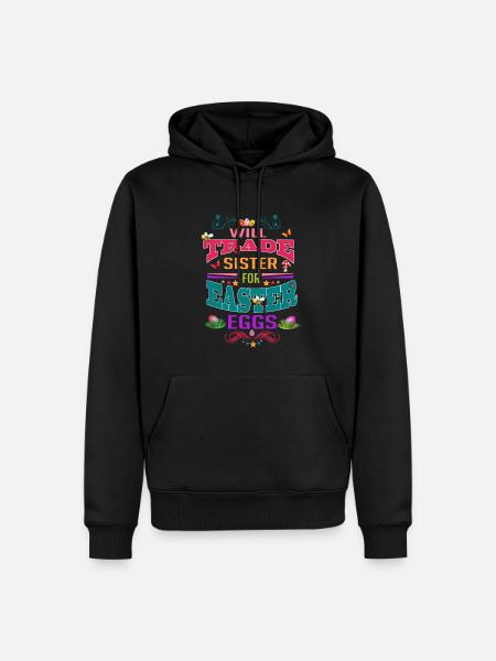 Easter for sister - Men’s Premium Organic Hoodie - black