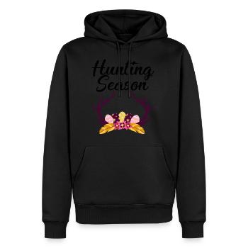 Hunting Season Egg Hunting Eiersuche - Männer Premium Bio Hoodie - Schwarz - Vorne - Nico (187cm)