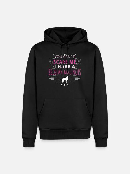 Malinois scare - Men’s Premium Organic Hoodie - black