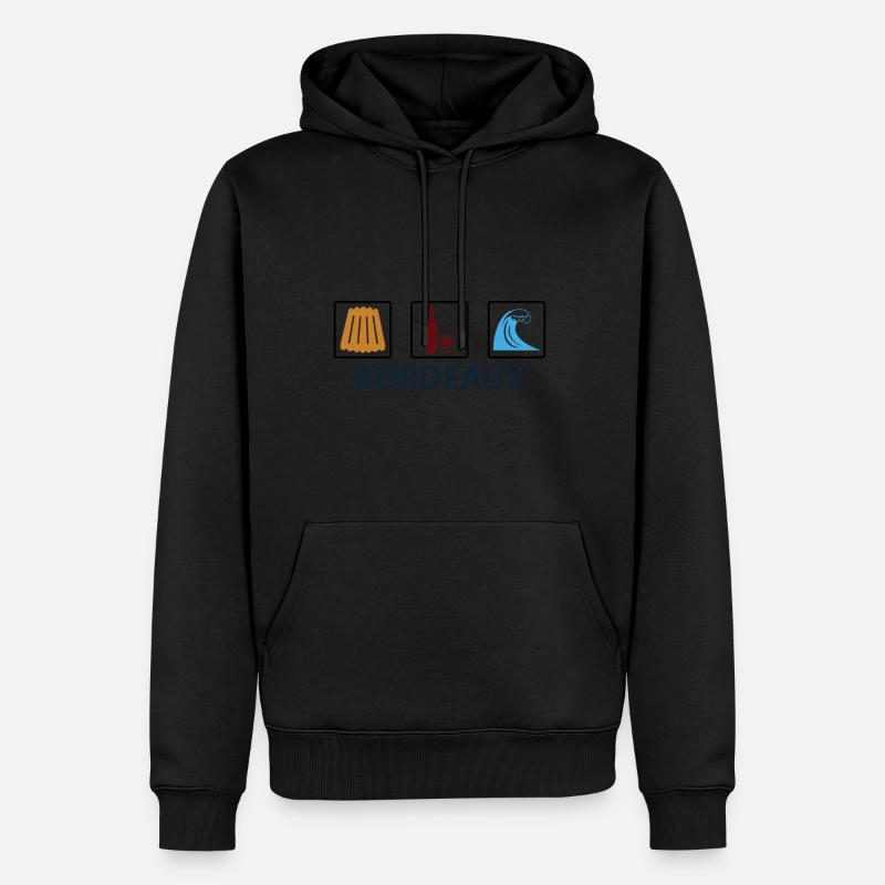 4E38A3C7 7F51 4AE2 8DB2 D392A13B913A - Sweat à capuche Premium bio Homme - noir