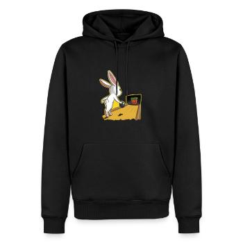 I love bowling bowling Easter gift - Men’s Premium Organic Hoodie - black - Front - Nico (187cm)