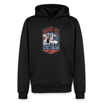 Reisen Shirt Camping Campingbus Shirt - Männer Premium Bio Hoodie - Schwarz - Vorne - Nico (187cm)