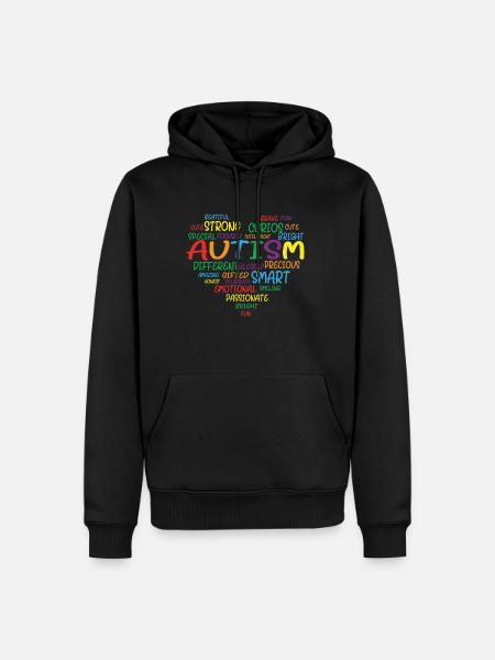 Autism Autism Awareness Day - Men’s Premium Organic Hoodie - black