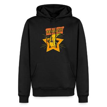 Banana - Bananen-Aufstand - Männer Premium Bio Hoodie - Schwarz - Vorne - Nico (187cm)