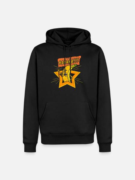 Banana - Banana Riot - Men’s Premium Organic Hoodie - black