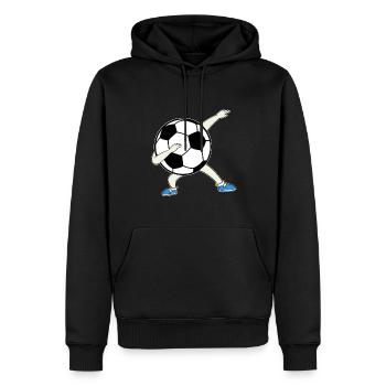 Dabbing Dab Fußball Ball Spieler Spiel Sport Elf - Männer Premium Bio Hoodie - Schwarz - Vorne - Nico (187cm)