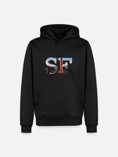 San Francisco - Men’s Premium Organic Hoodie - black