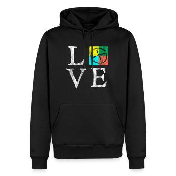 Geocache Geocaching shirt Geschenk GPS Geocacher - Männer Premium Bio Hoodie - Schwarz - Vorne - Nico (187cm)