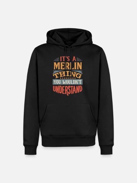 Det er en Merlin ting, du ikke ville forstå - - Herre Premium økologisk hoodie - sort