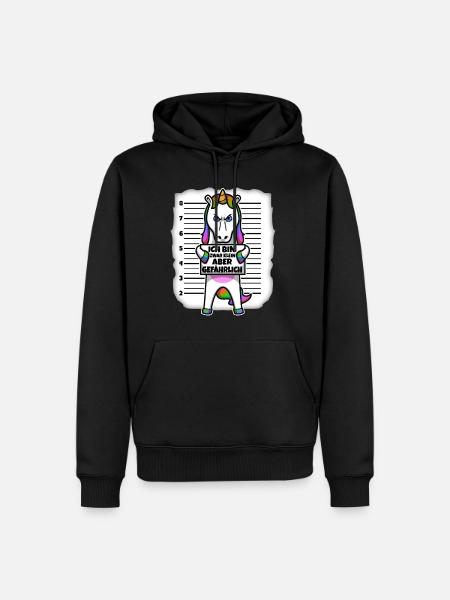 Klein aber gefährlich - Männer Premium Bio Hoodie - Schwarz