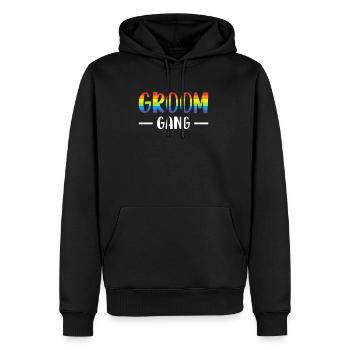 Groom Gang Geschenk LGBT JGA - Männer Premium Bio Hoodie - Schwarz - Vorne - Nico (187cm)