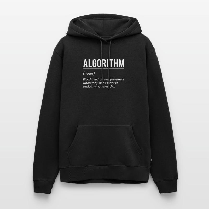 Algorithm Definition Algorithmus Geschenk Männer Premium Bio Hoodie