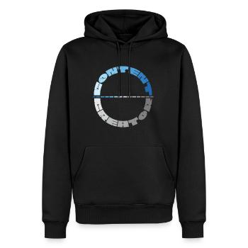 Creator Youtube Youtuber Online Medien - Männer Premium Bio Hoodie - Schwarz - Vorne - Nico (187cm)