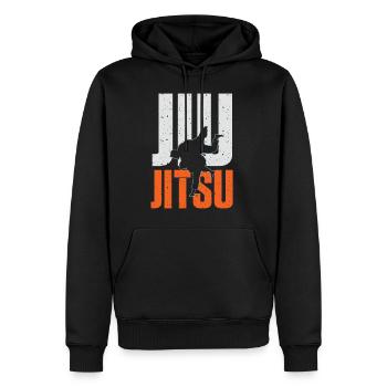 Jiu-jitsu Jiu Jitsu Jitsu Jiujitsu Kampf Sport - Männer Premium Bio Hoodie - Schwarz - Vorne - Nico (187cm)