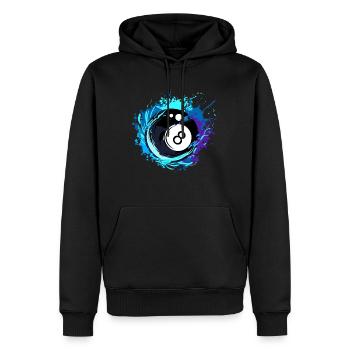 Billard 8 Nine Pool Snooker Cadeau - Sweat à capuche Premium bio Homme - noir - Devant - Nico (187cm)