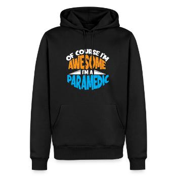 Rettungssanitäter Paramedic Rettungsdienst Ems Emt - Männer Premium Bio Hoodie - Schwarz - Vorne - Nico (187cm)